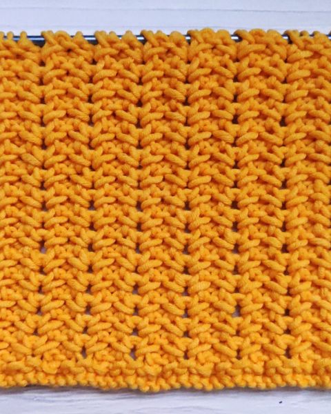 Relief Stitch Knitting Pattern