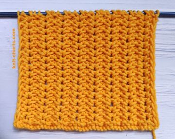 Relief Stitch Knitting Pattern