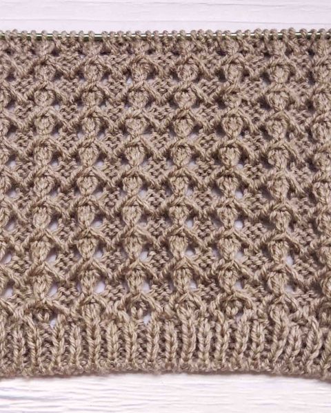 Relief Stitch Knitting Pattern