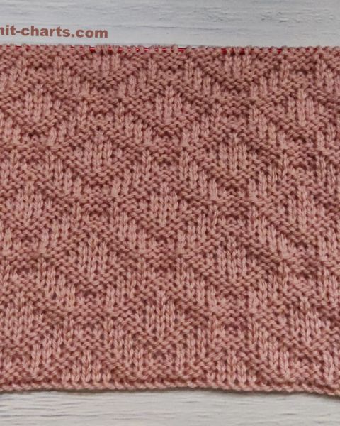 Relief Diamonds Stitch