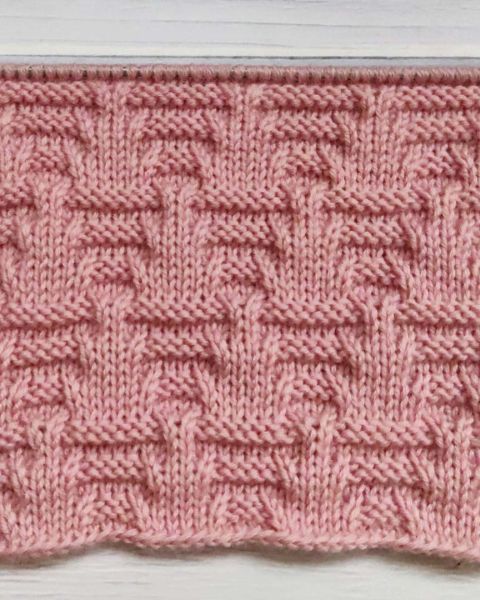 Relief Stitch Knitting Pattern
