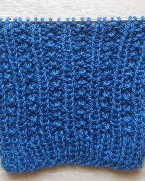 Easy Relief Stitch Knitting Pattern