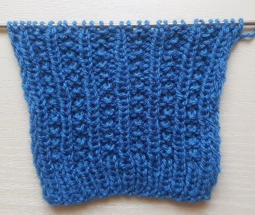 Easy Relief Stitch Knitting Pattern