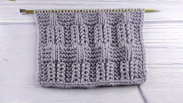 Relief Stitch Knitting Pattern