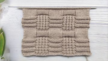 Relief Checkerboard Stitch