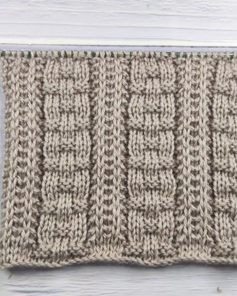 Relief Stitch Knitting Pattern