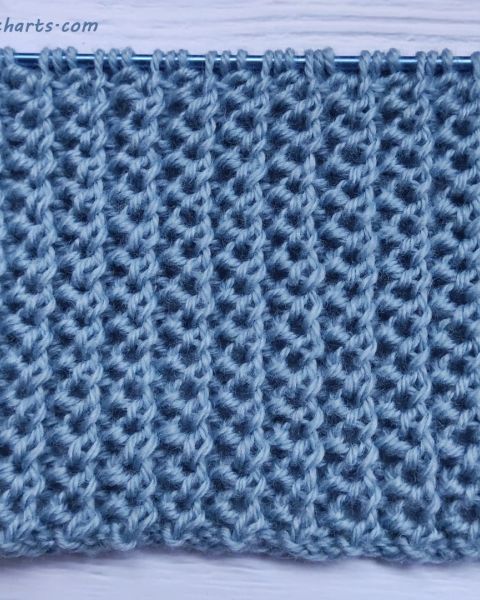 Relief Stripes Knitting Pattern