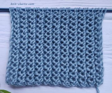 Relief Stripes Knitting Pattern