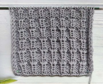 Relief Stripes Knitting Pattern