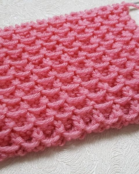Waffle Stitch Knitting Pattern