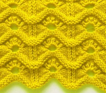 Wavy Knit Stitch