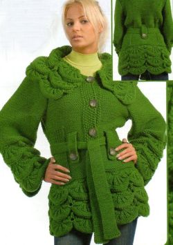 Wavy knit stitch 
