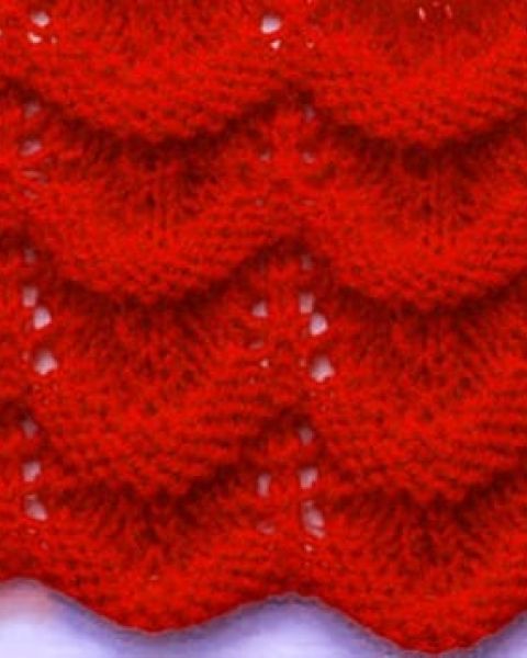 Wavy Knit Stitch