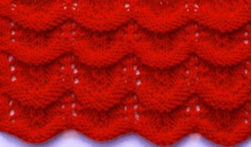 Wavy Knit Stitch