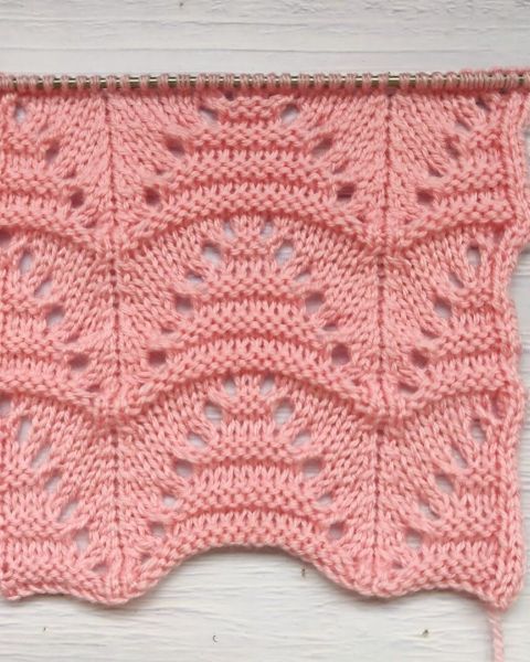 Wave Stitch Knitting Pattern