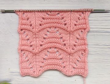 Wave Stitch Knitting Pattern