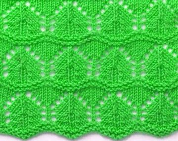 Wavy Knit Stitch