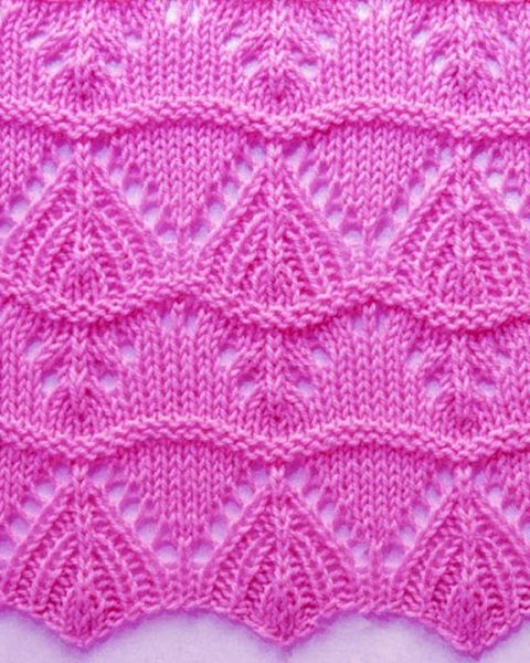 Wavy Knit Stitch