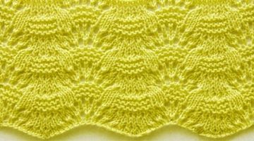 Wavy Knit Stitch Pattern