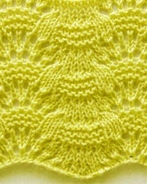 Wavy Knit Stitch Pattern