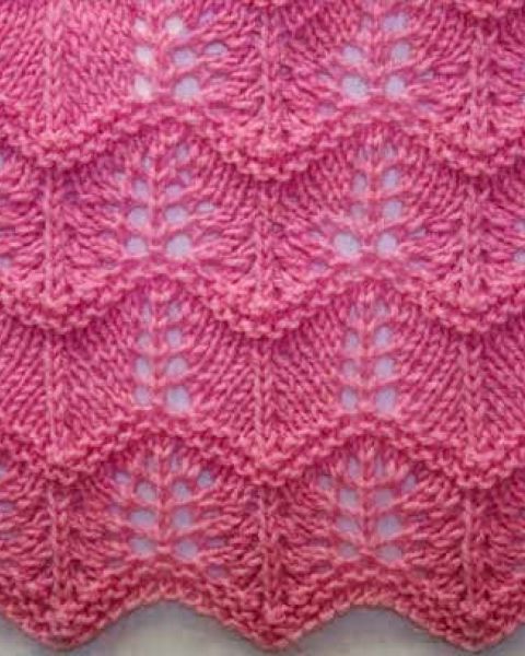 Wavy Knitting Stitch Pattern
