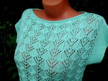 Wavy Knit Stitch Pattern Cast