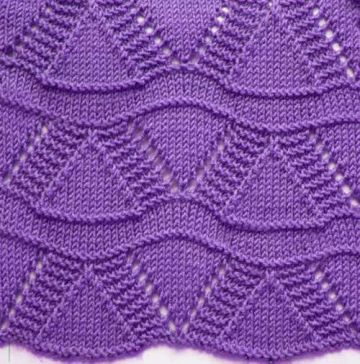 Wavy Knit Stitch Pattern