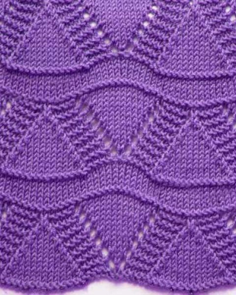 Wavy Knit Stitch Pattern
