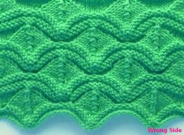 Wavy Knit Stitch 