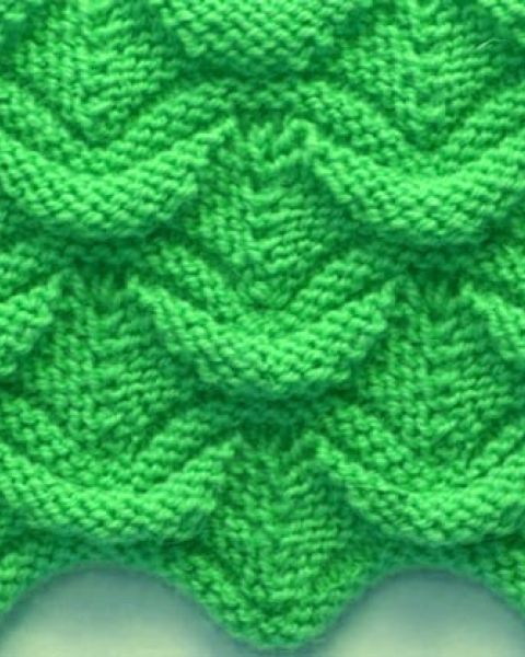 Wavy Knit Stitch