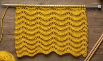 Wavy Knit Stitch
