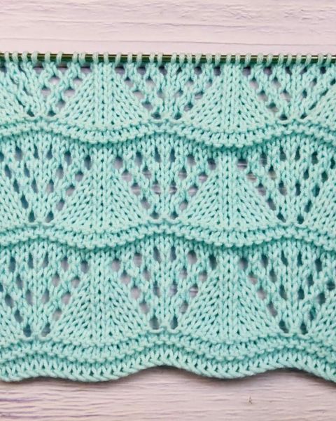 Wave Stitch Knitting Pattern