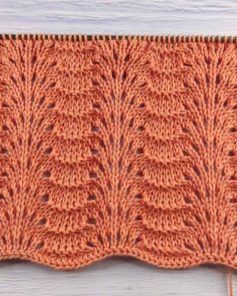 Wavy Stitch Knitting Pattern