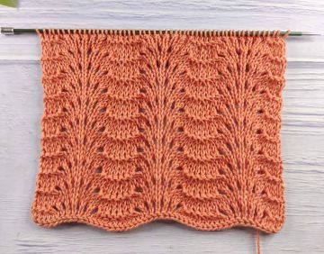 Wavy Stitch Knitting Pattern