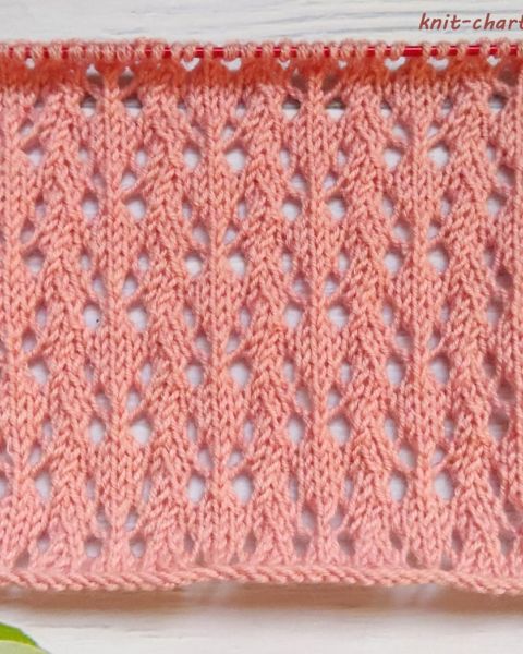 Lace Zigzag Stitch Knitting Pattern