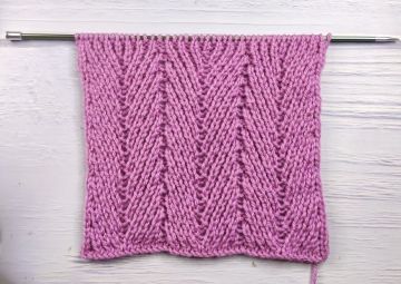 Zigzag Stitch Knitting Pattern