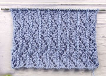Zigzag Stitch Knitting Pattern