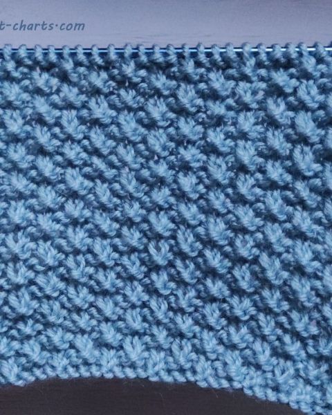 Easy Relief Knit Stitch