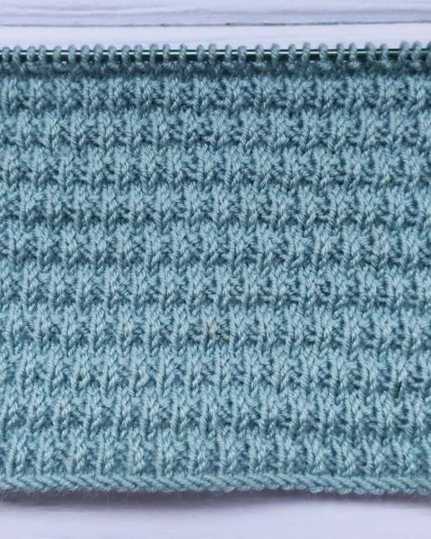 Easy Relief Stitch Knitting Pattern