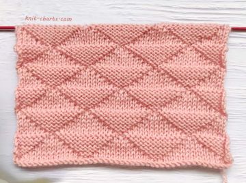 Triangles Stitch Knit Pattern