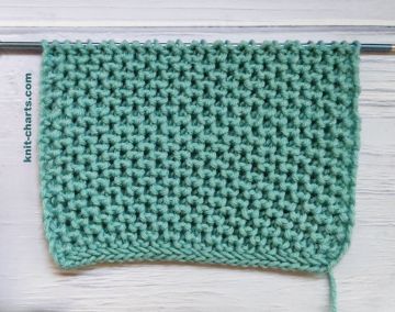 Easy Relief Knitting Pattern for Beginners