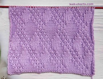Easy Knit and Purl Stitch Pattern for Beginners