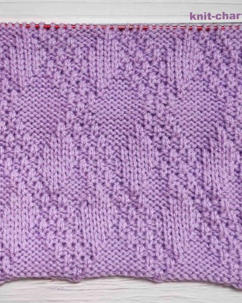 Easy Knit and Purl Stitch Pattern for Beginners