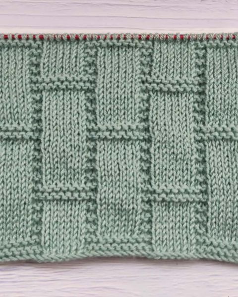 Easy Knit and Purl Stitch Pattern for Beginners