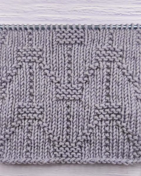 Easy Knit and Purl Stitch Pattern for Beginners