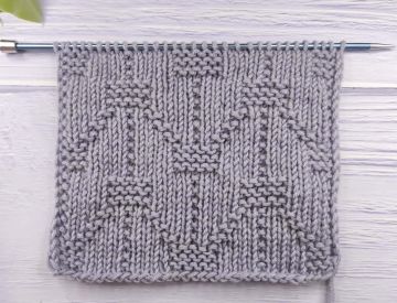 Easy Knit and Purl Stitch Pattern for Beginners