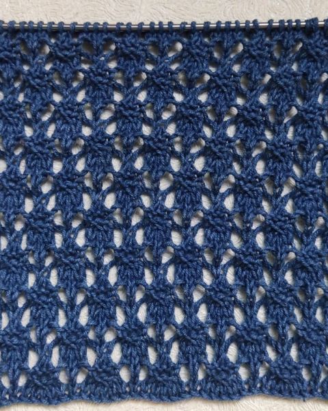 Mesh Stitch Knitting Pattern