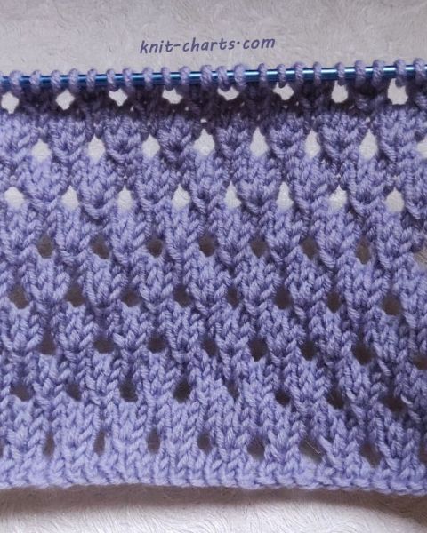 Mesh Stitch Knitting Pattern