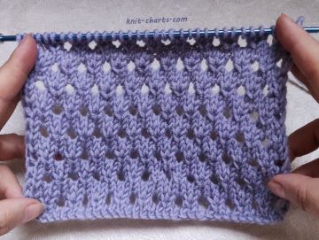Mesh Stitch Knitting Pattern
