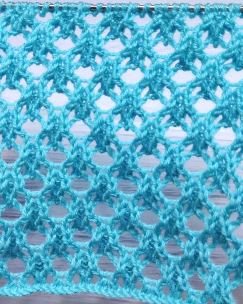 Mesh Stitch Knitting Pattern